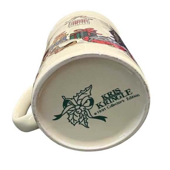 Kris Kringle Coffee Mug Old Santa Claus Christmas 1991 Vintage - Picture 4 of 5